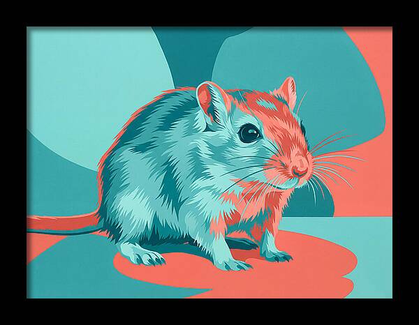 Gerbil In Vibrant Colors
