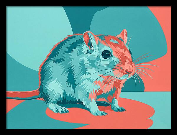 Gerbil In Vibrant Colors
