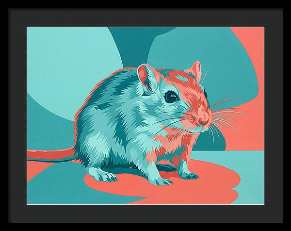 Gerbil In Vibrant Colors