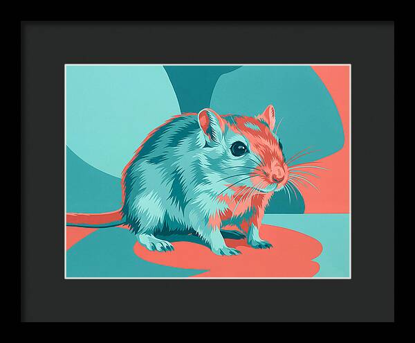 Gerbil In Vibrant Colors