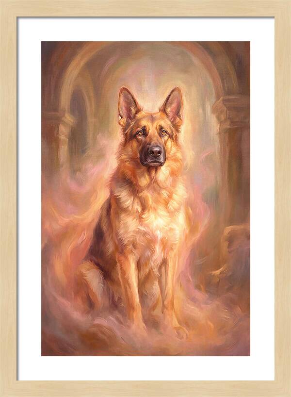 German Shepherd Portrait