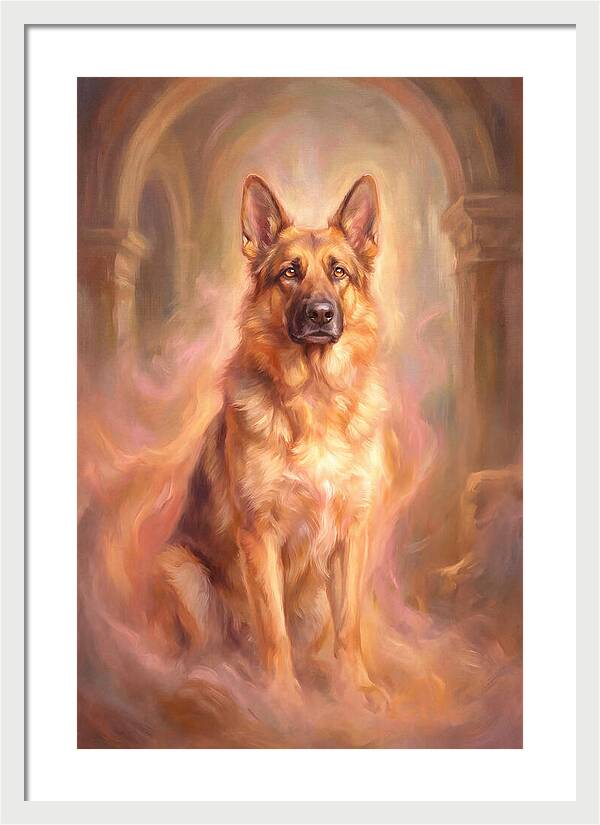 German Shepherd Portrait