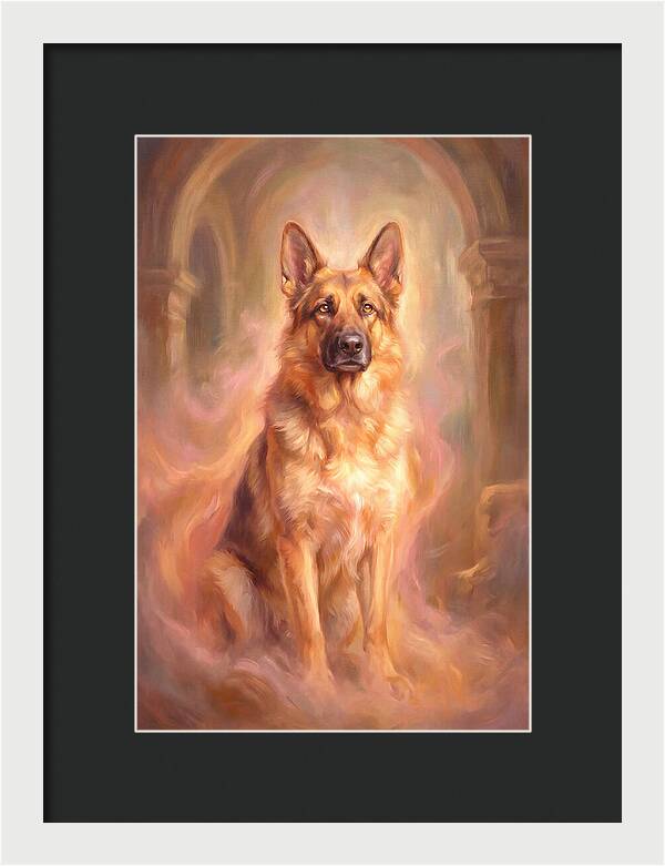 German Shepherd Portrait