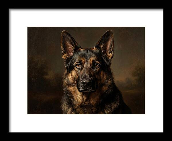 German Shepherd Portrait