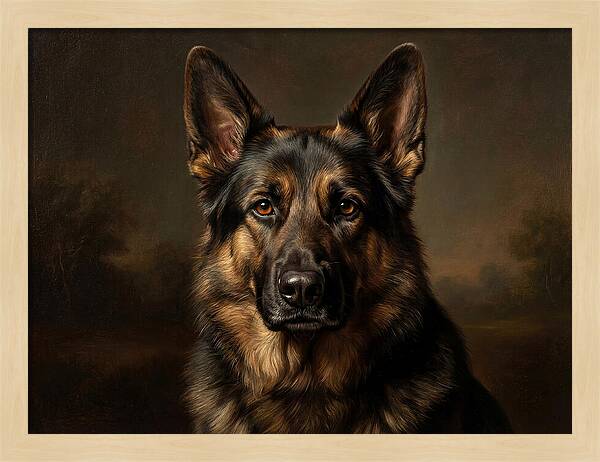 German Shepherd Portrait