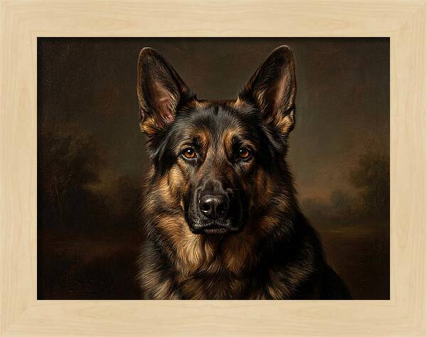 German Shepherd Portrait