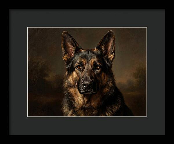German Shepherd Portrait