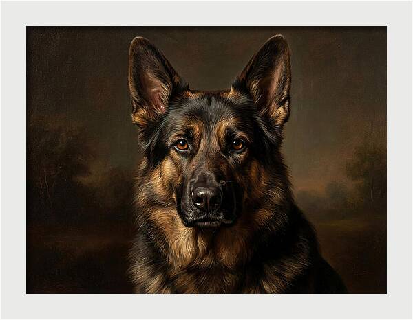 German Shepherd Portrait