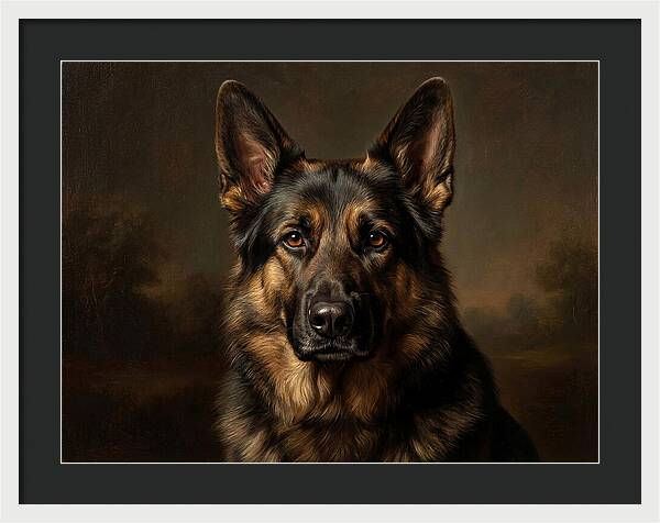 German Shepherd Portrait