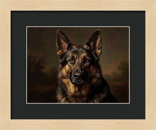 German Shepherd Portrait