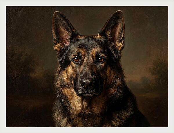 German Shepherd Portrait