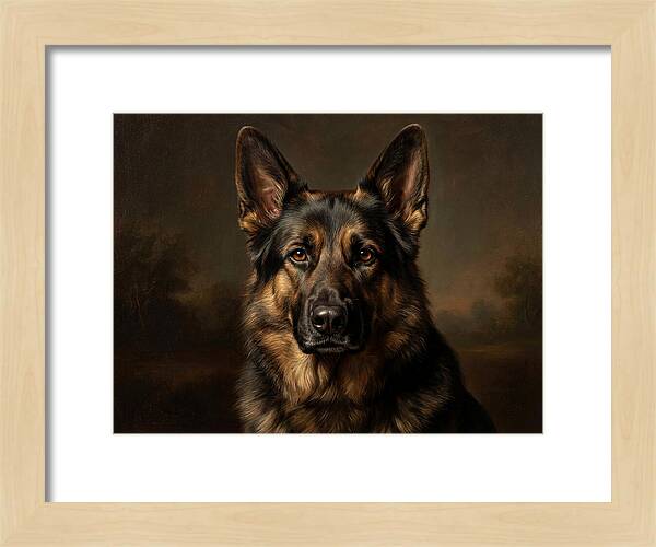 German Shepherd Portrait