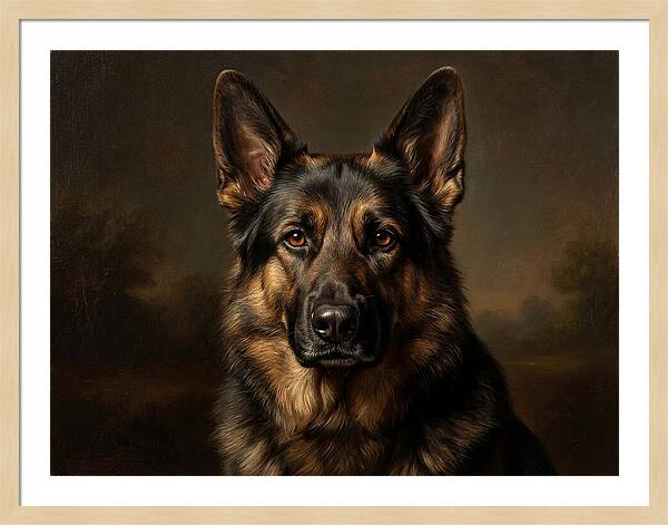 German Shepherd Portrait