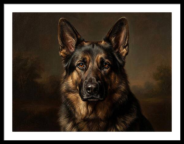 German Shepherd Portrait