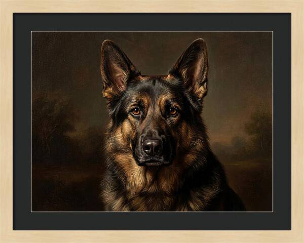 German Shepherd Portrait