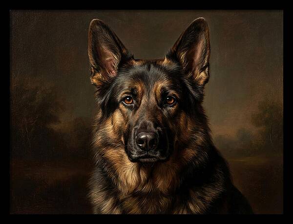German Shepherd Portrait