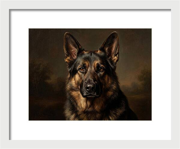 German Shepherd Portrait