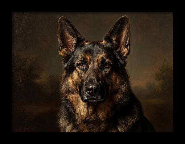 German Shepherd Portrait