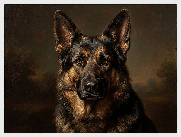 German Shepherd Portrait