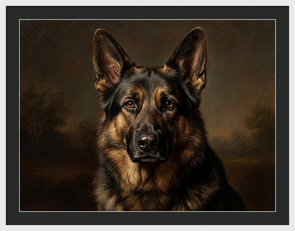 German Shepherd Portrait