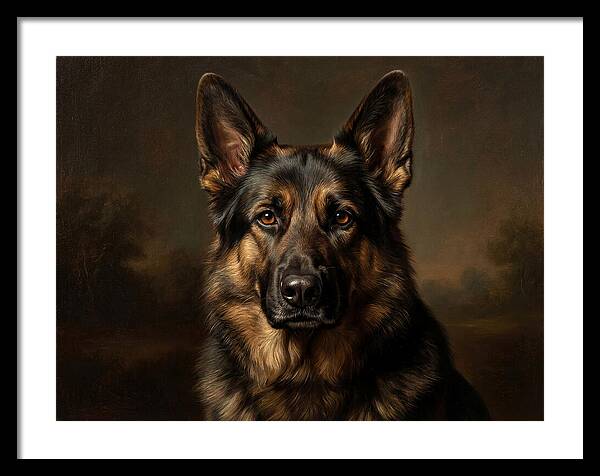 German Shepherd Portrait