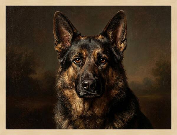 German Shepherd Portrait