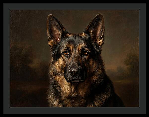 German Shepherd Portrait