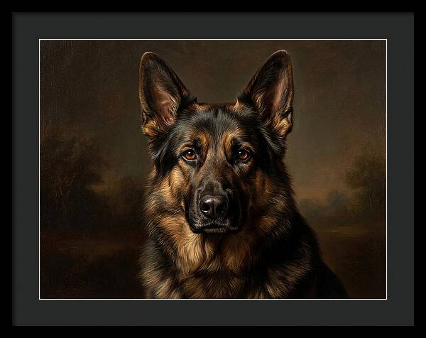 German Shepherd Portrait