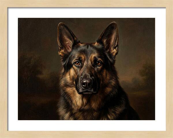 German Shepherd Portrait