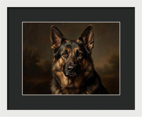 German Shepherd Portrait