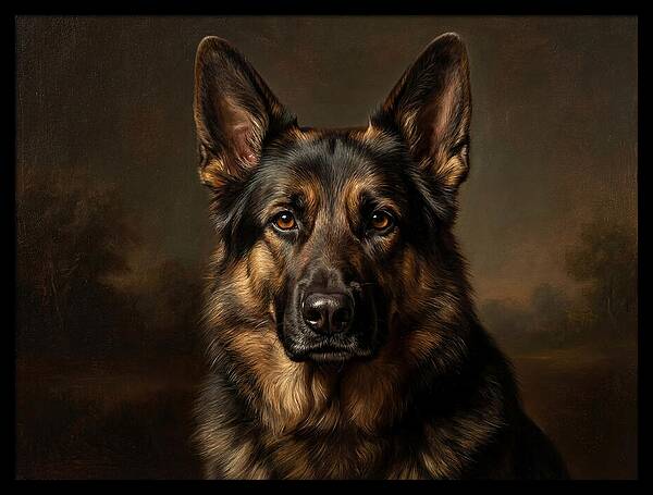 German Shepherd Portrait