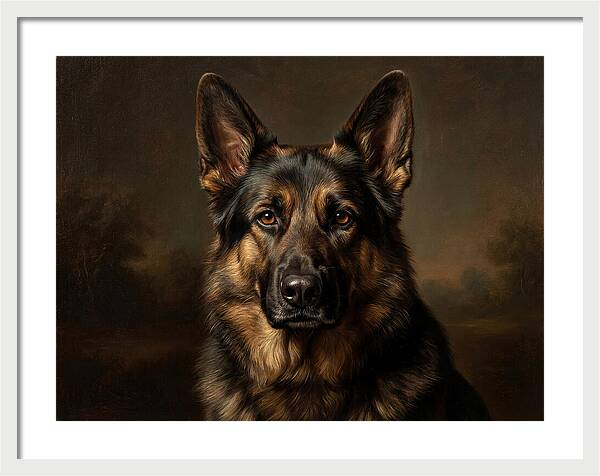 German Shepherd Portrait