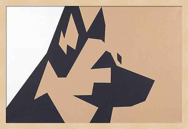 German Shepherd Silhouette