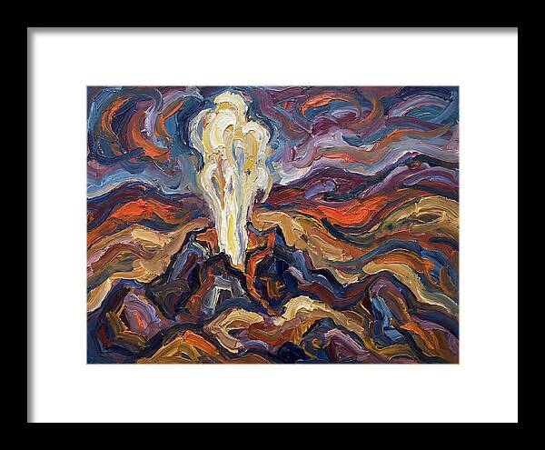 Geyser Eruption In Expressionism