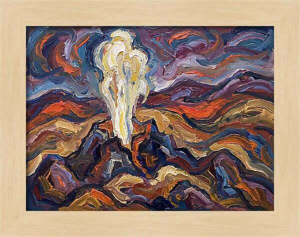 Geyser Eruption In Expressionism