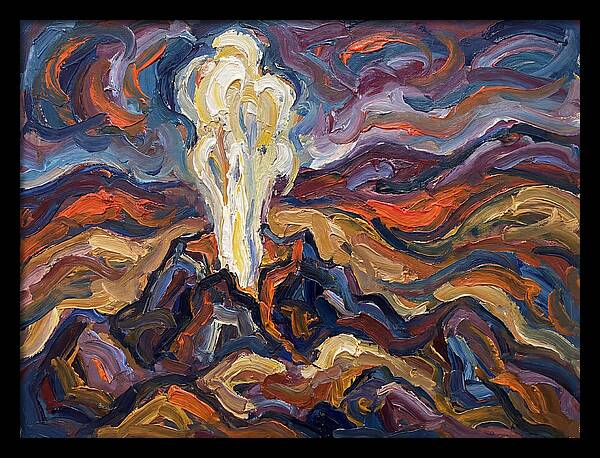 Geyser Eruption In Expressionism