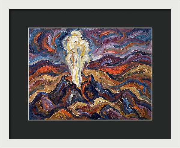 Geyser Eruption In Expressionism