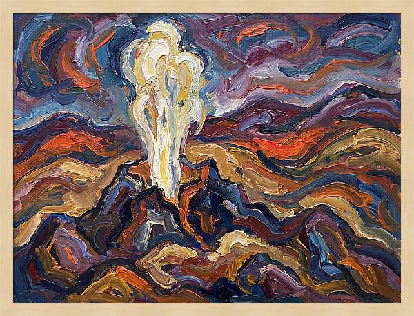 Geyser Eruption In Expressionism