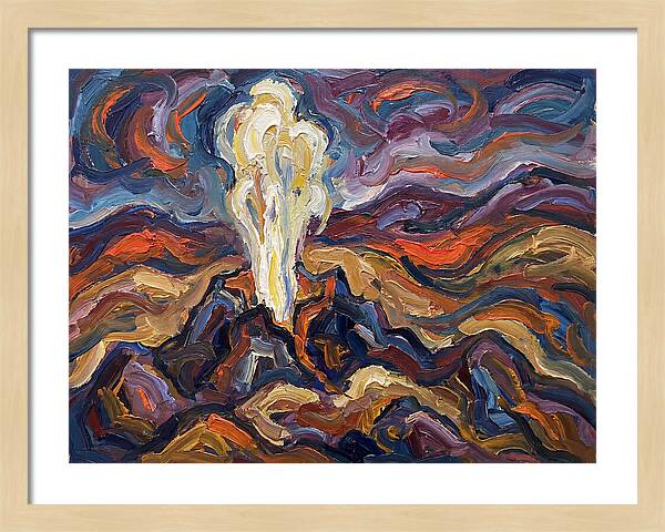 Geyser Eruption In Expressionism