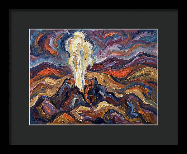 Geyser Eruption In Expressionism