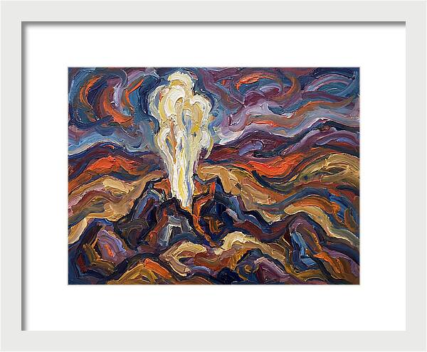 Geyser Eruption In Expressionism