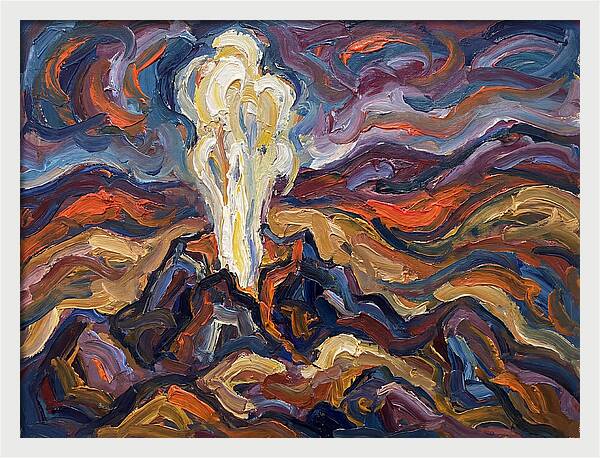 Geyser Eruption In Expressionism