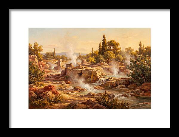 Geyser Landscape In The Mediterranean