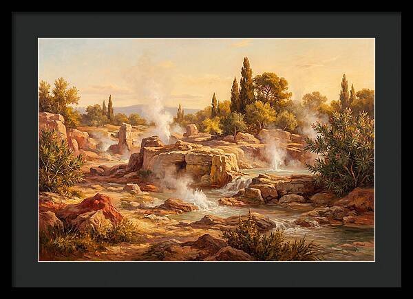 Geyser Landscape In The Mediterranean