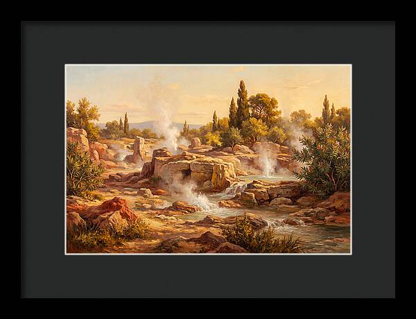 Geyser Landscape In The Mediterranean