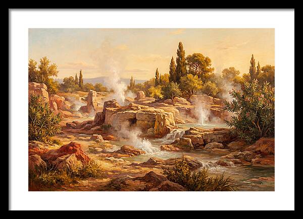 Geyser Landscape In The Mediterranean