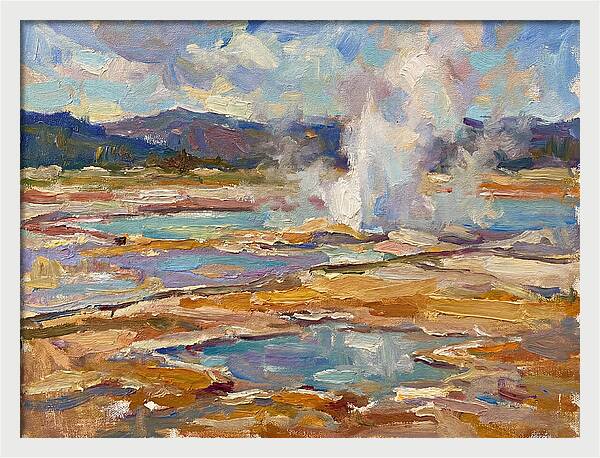 Geyser Landscape Serenity