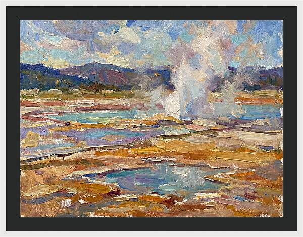 Geyser Landscape Serenity