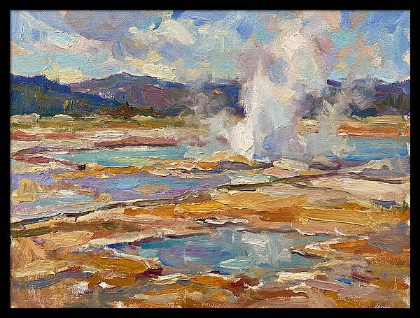 Geyser Landscape Serenity