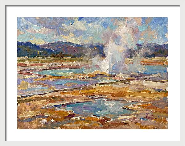 Geyser Landscape Serenity